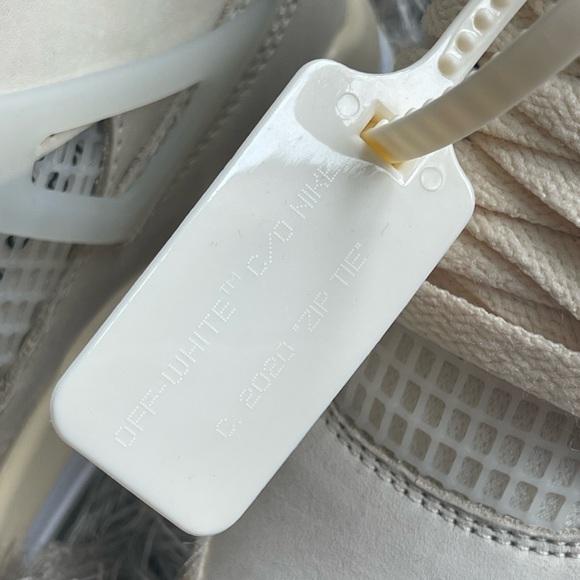 Jordan 4 Retro Off-White Sail 5.5 (W) Off-White Virgil Abloh collab NIB - Picture 7 of 12